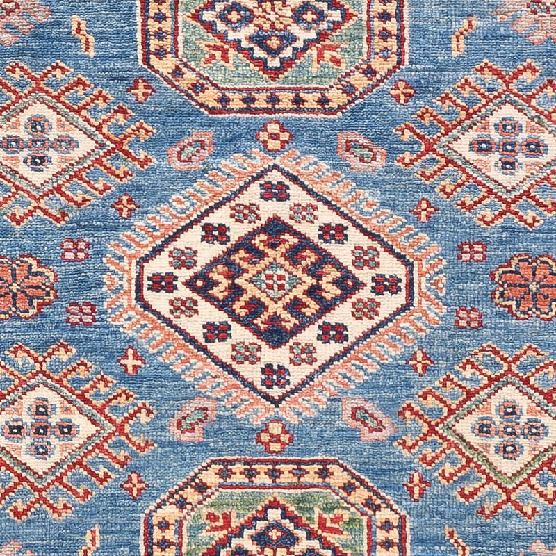 Tapis Ziegler - Kazak - 154 x 101 cm - bleu