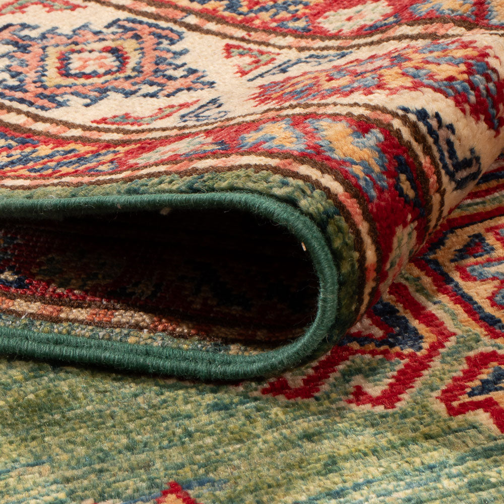 Tapis Ziegler - Kazak - 157 x 101 cm - vert