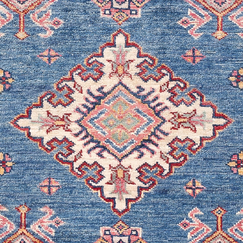 Tapis Ziegler - Kazak - 152 x 97 cm - bleu