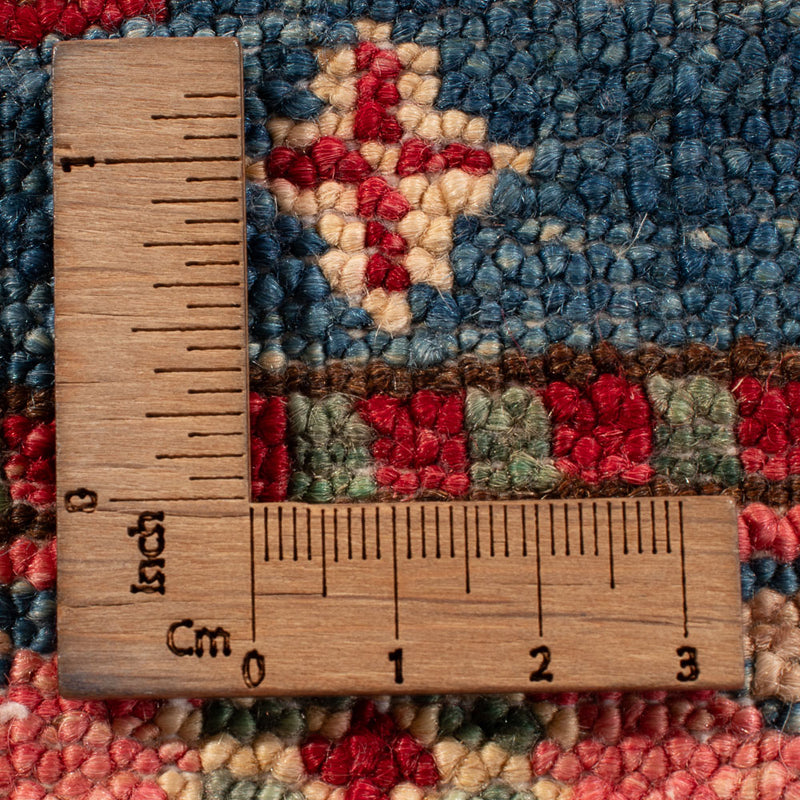 Tapis Ziegler - Kazak - 152 x 97 cm - bleu