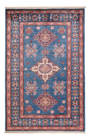 Tapis Ziegler - Kazak - 152 x 99 cm - bleu