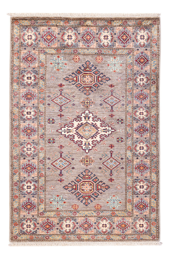 Tapis Ziegler - Kazak - 150 x 97 cm - gris clair