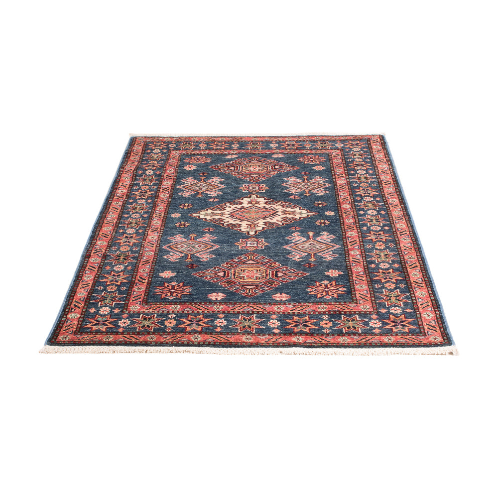 Tapis Ziegler - Kazak - 157 x 98 cm - bleu