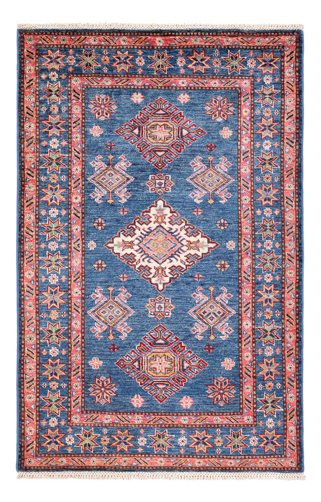 Tapis Ziegler - Kazak - 155 x 101 cm - bleu