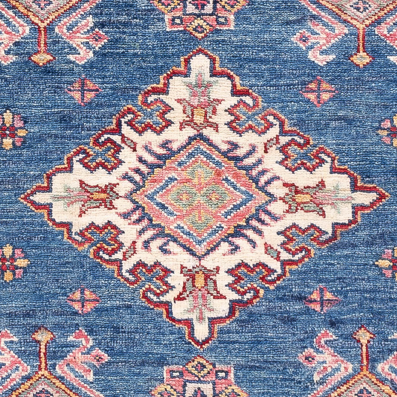 Tapis Ziegler - Kazak - 155 x 101 cm - bleu