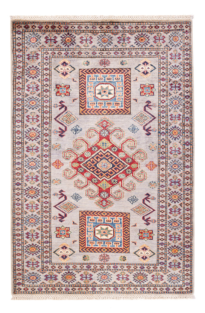 Tapis Ziegler - Kazak - 151 x 99 cm - bleu clair