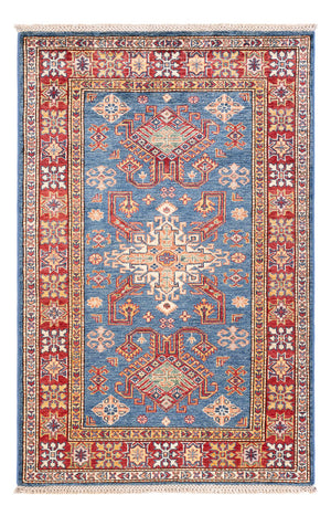 Tapis Ziegler - Kazak - 154 x 99 cm - bleu