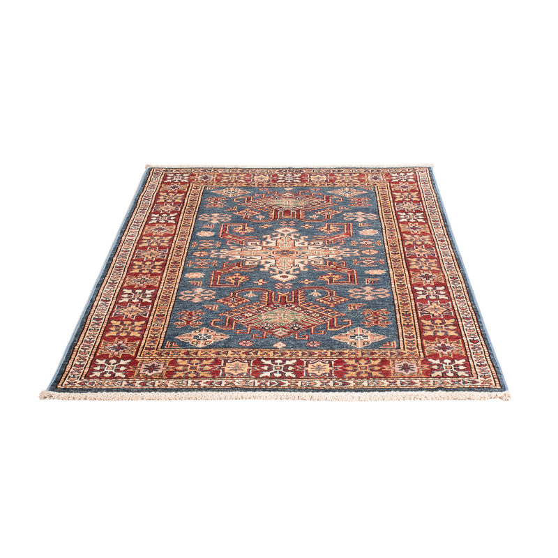 Tapis Ziegler - Kazak - 154 x 99 cm - bleu