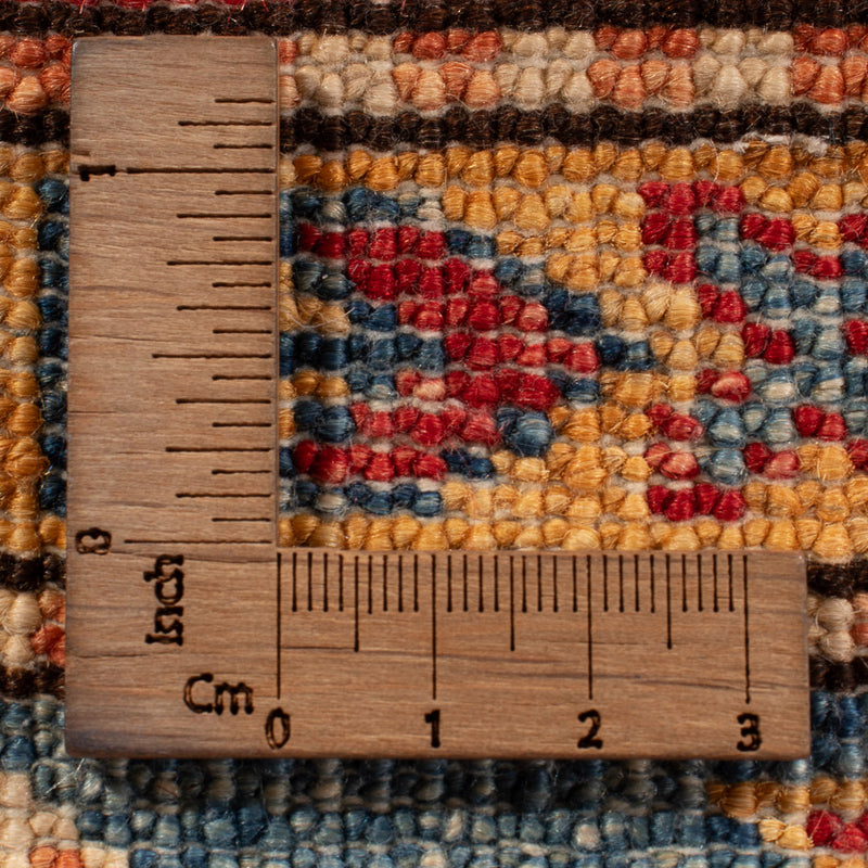 Tapis Ziegler - Kazak - 154 x 99 cm - bleu