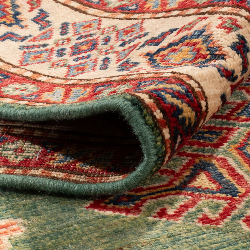 Tapis Ziegler - Kazak - 154 x 99 cm - vert