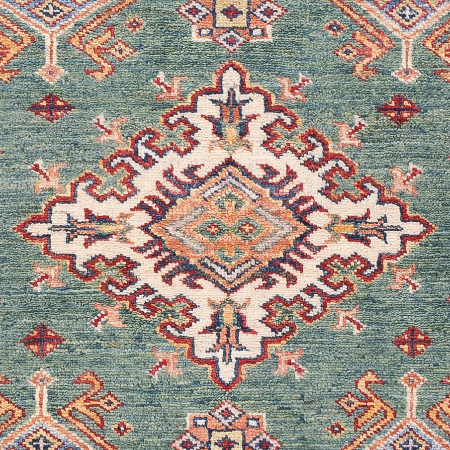 Tapis Ziegler - Kazak - 152 x 99 cm - vert
