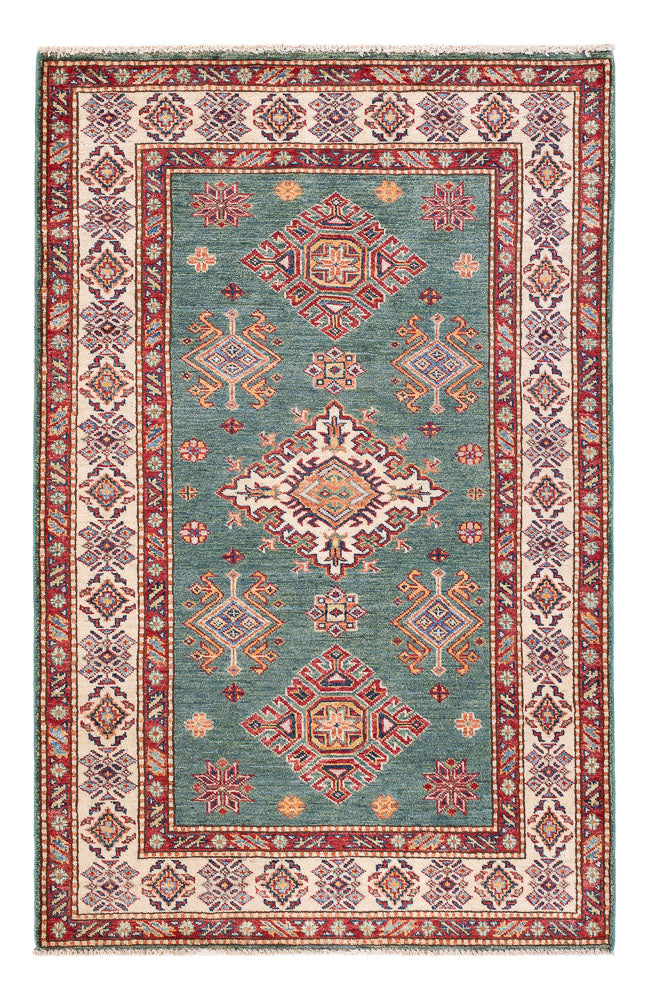 Tapis Ziegler - Kazak - 152 x 100 cm - vert