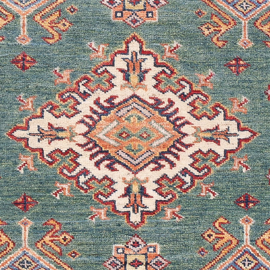 Tapis Ziegler - Kazak - 152 x 100 cm - vert