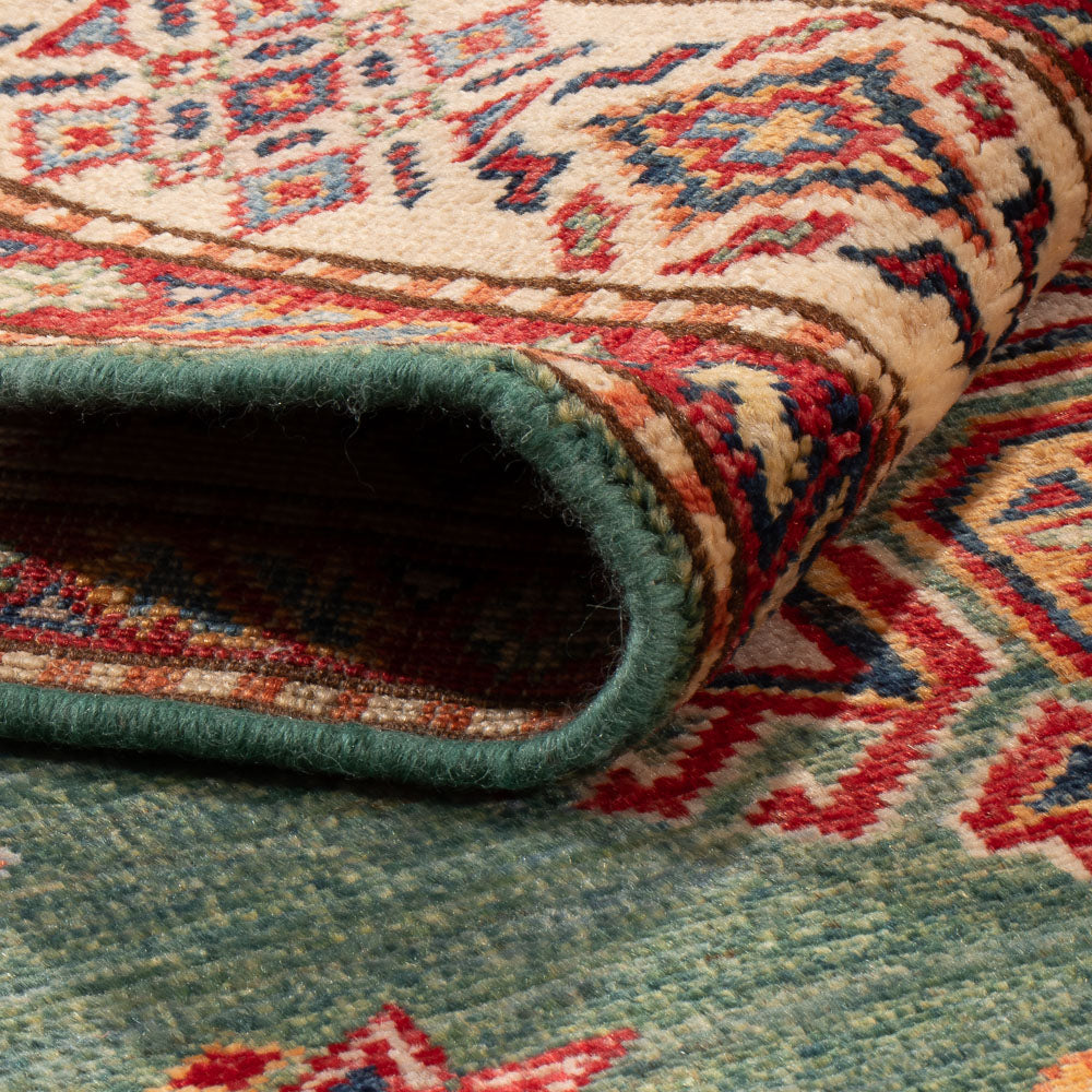 Tapis Ziegler - Kazak - 152 x 100 cm - vert