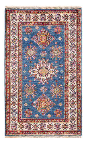 Tapis Ziegler - Kazak - 152 x 95 cm - bleu