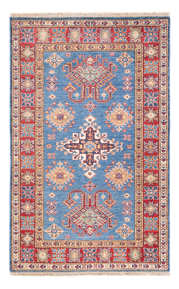 Tapis Ziegler - Kazak - 158 x 100 cm - bleu