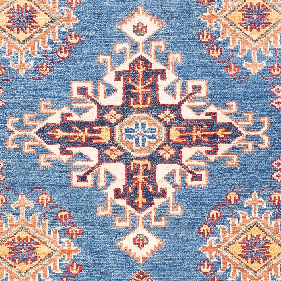 Tapis Ziegler - Kazak - 158 x 100 cm - bleu