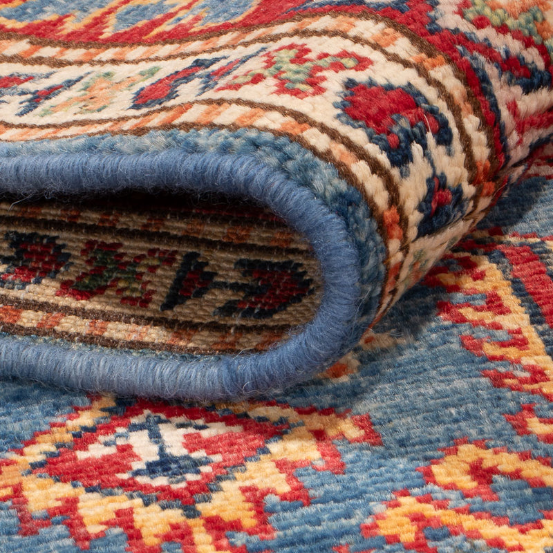 Tapis Ziegler - Kazak - 158 x 100 cm - bleu