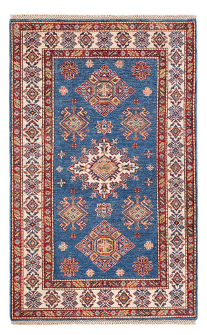 Tapis Ziegler - Kazak - 152 x 96 cm - bleu