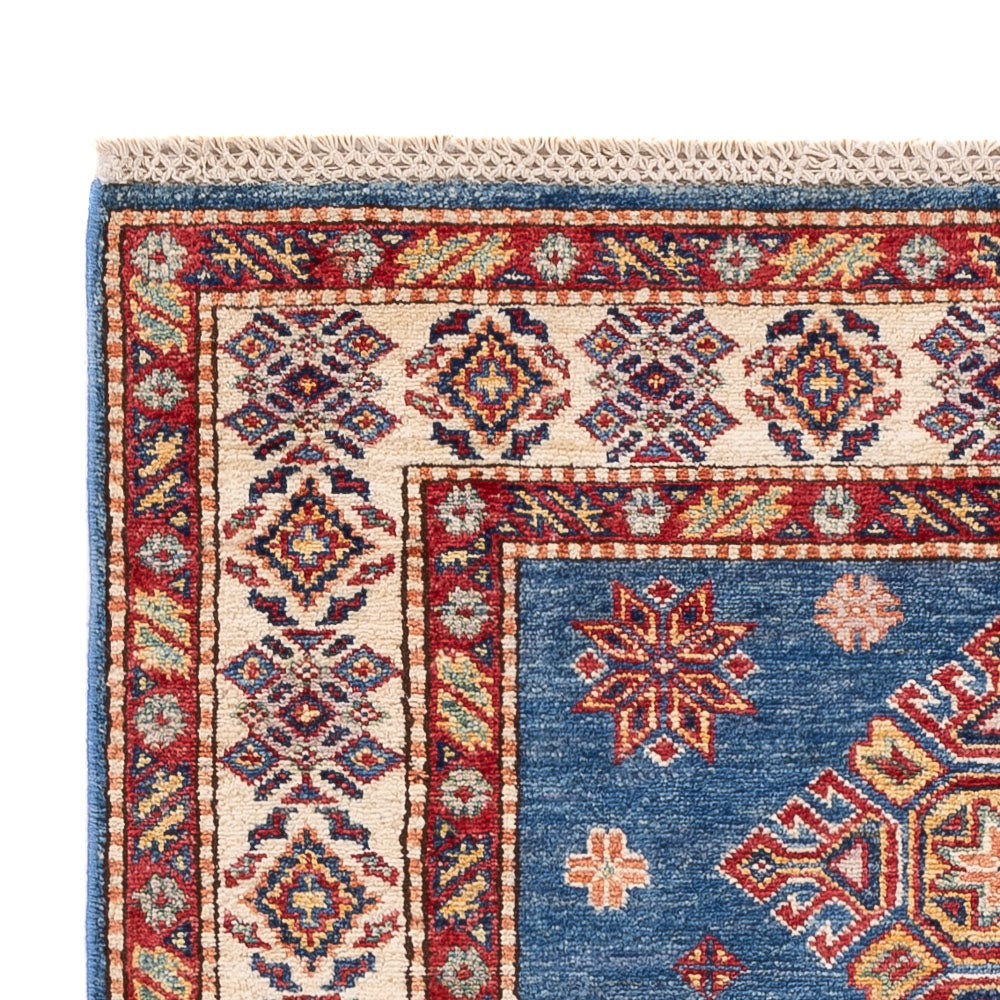 Tapis Ziegler - Kazak - 152 x 96 cm - bleu