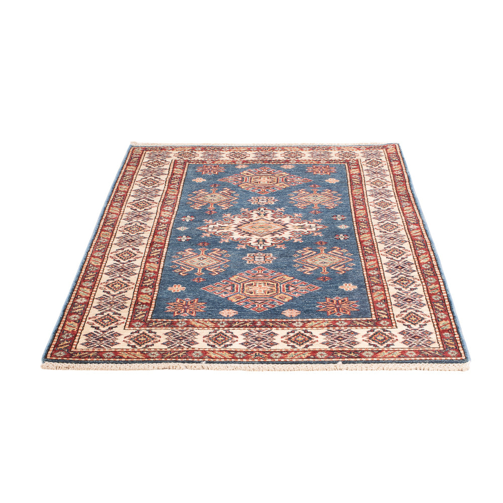 Tapis Ziegler - Kazak - 152 x 96 cm - bleu