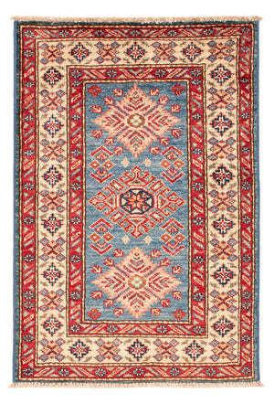 Tapis Ziegler - Kazak - Royal - 92 x 62 cm - bleu clair