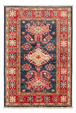 Tapis Ziegler - Kazak - Royal - 92 x 59 cm - bleu pétrole