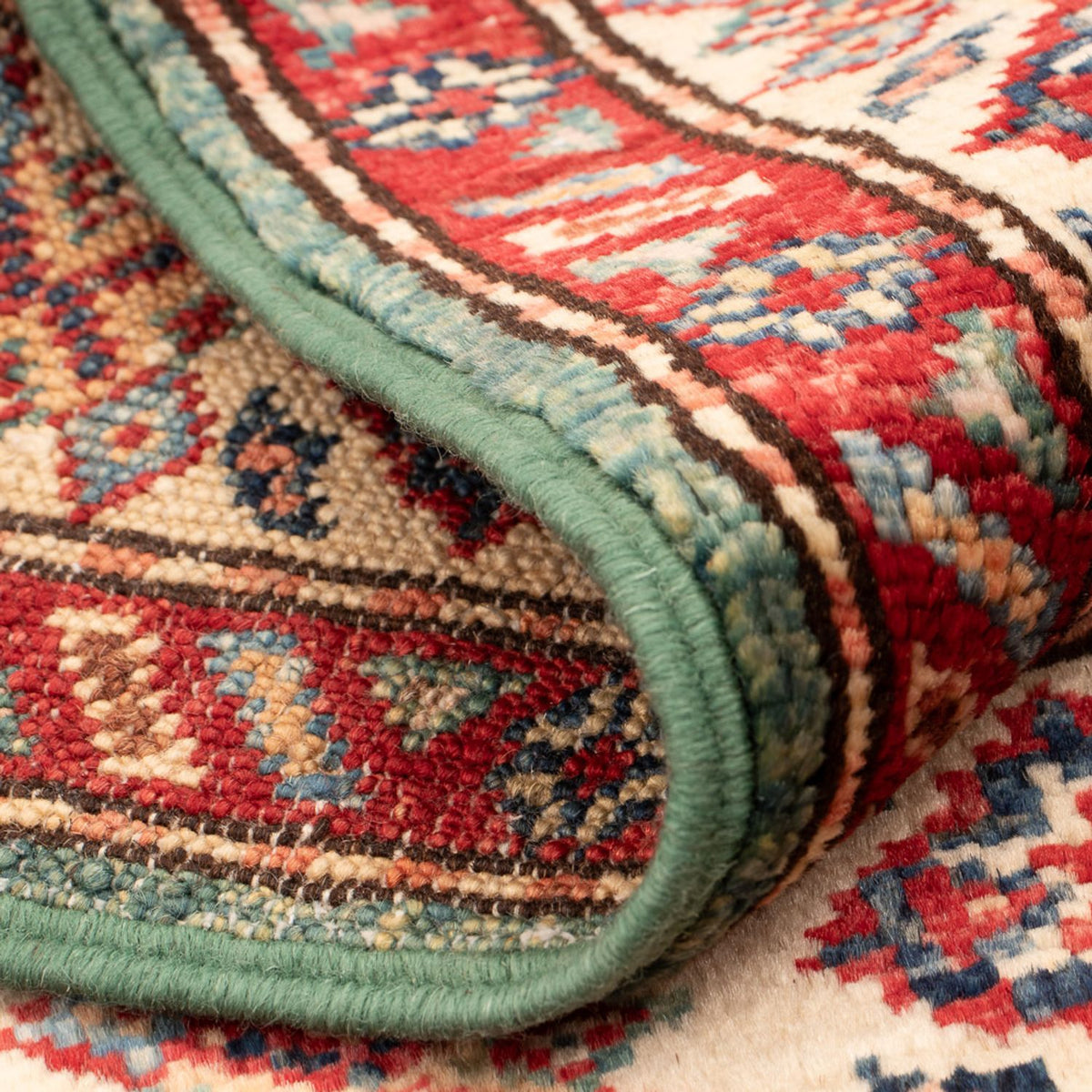 Tapis Ziegler - Kazak - Royal - 89 x 61 cm - vert