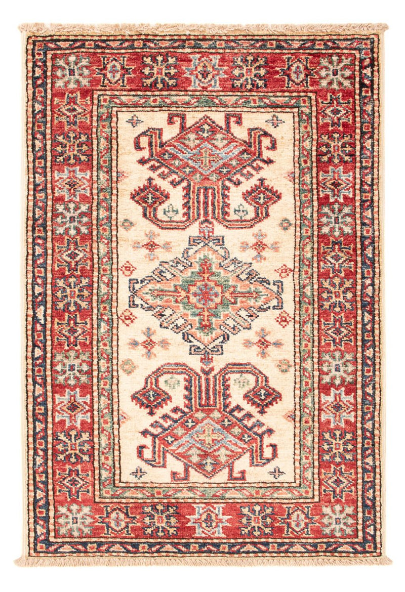 Tapis Ziegler - Kazak - Royal - 88 x 60 cm - beige clair