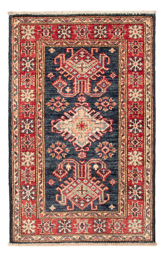 Tapis Ziegler - Kazak - Royal - 90 x 58 cm - bleu foncé