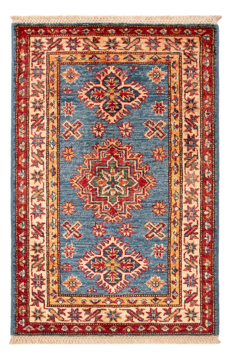 Tapis Ziegler - Kazak - Royal - 94 x 60 cm - bleu