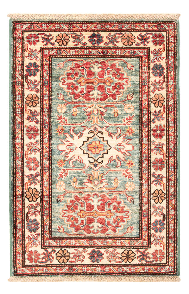 Tapis Ziegler - Kazak - Royal - 91 x 59 cm - vert clair