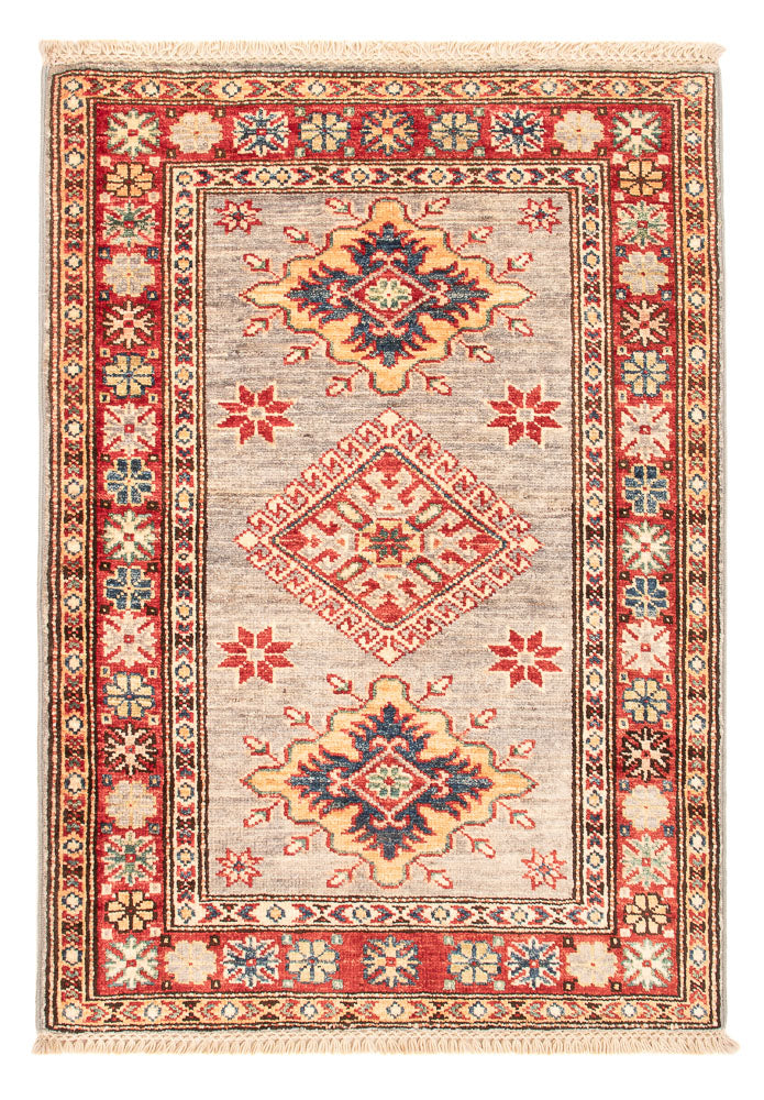 Tapis Ziegler - Kazak - Royal - 92 x 64 cm - gris clair