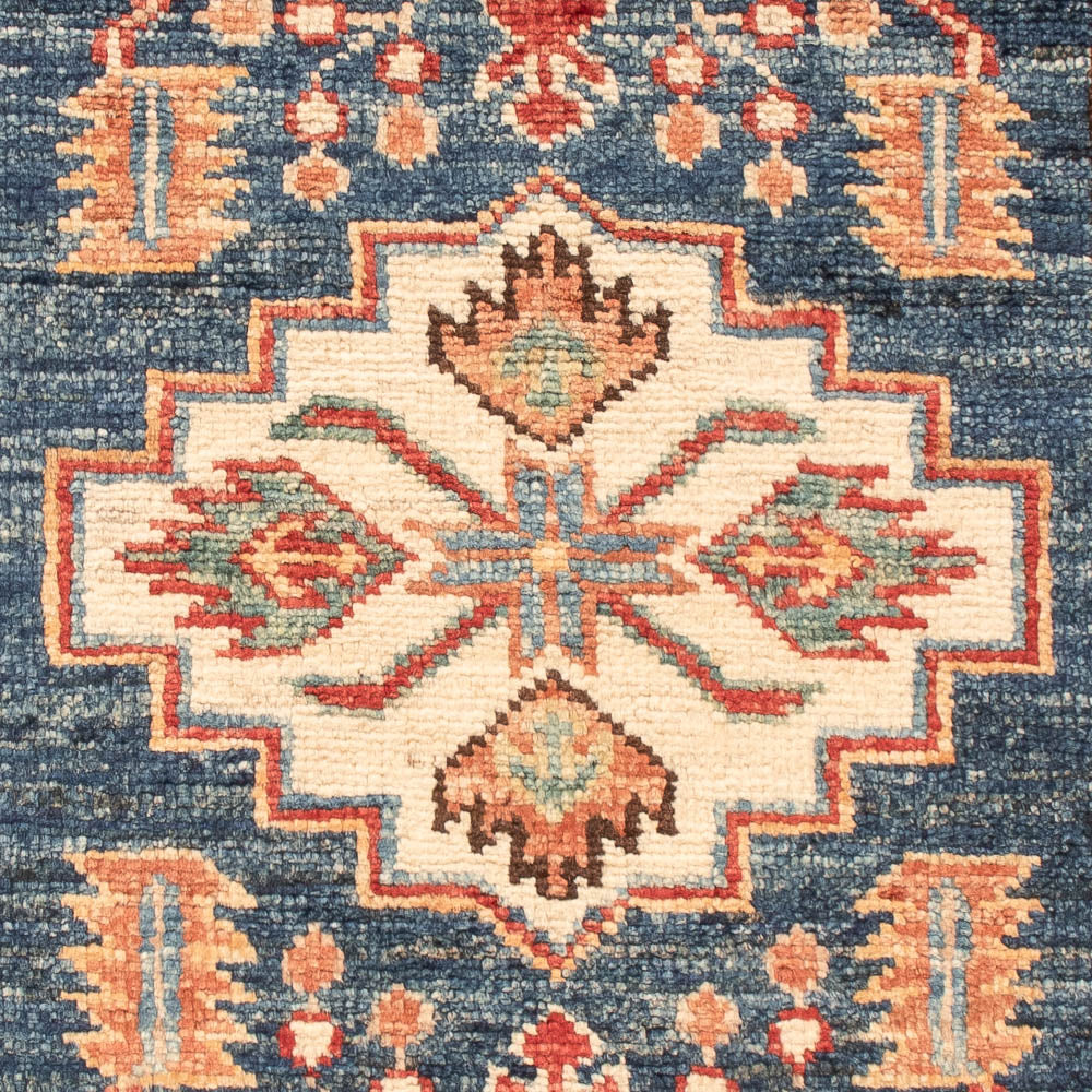 Tapis Ziegler - Kazak - Royal - 95 x 58 cm - bleu pétrole
