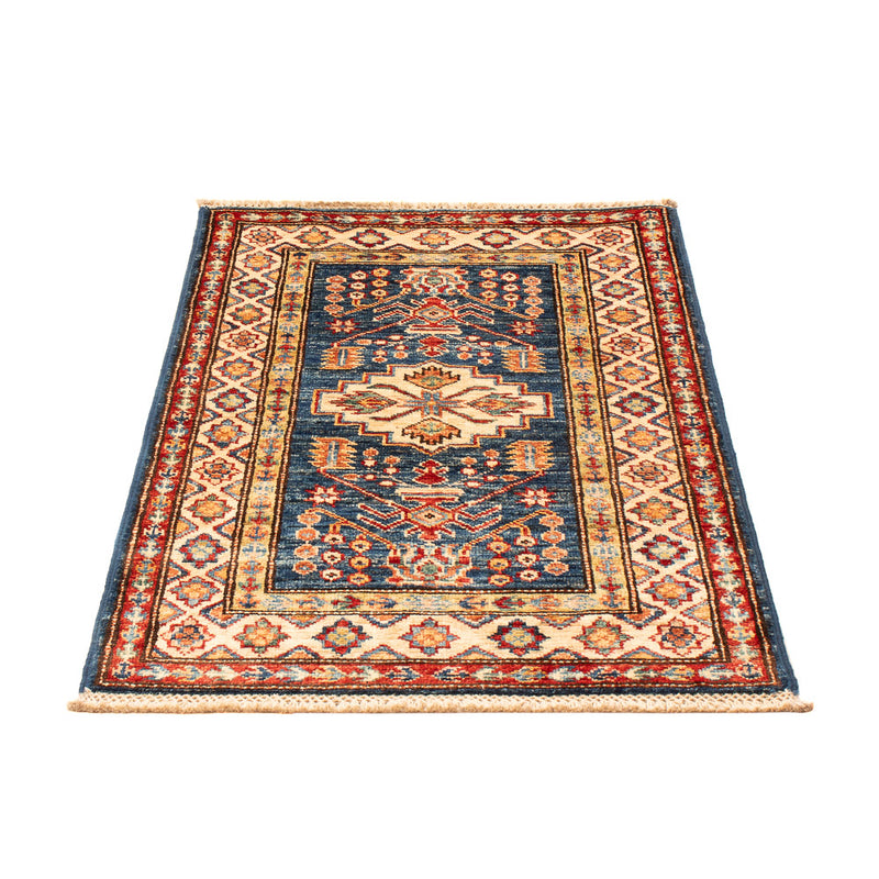 Tapis Ziegler - Kazak - Royal - 95 x 58 cm - bleu pétrole