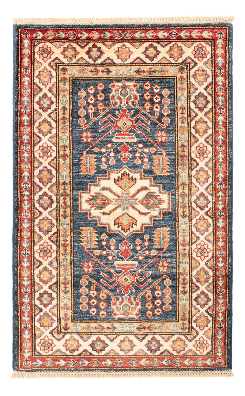 Tapis Ziegler - Kazak - Royal - 95 x 60 cm - bleu pétrole