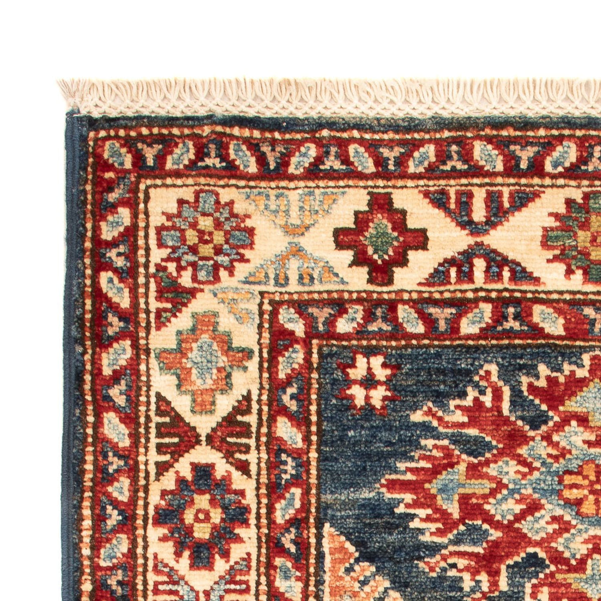 Tapis Ziegler - Kazak - Royal - 90 x 60 cm - bleu pétrole