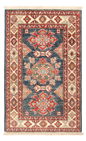 Tapis Ziegler - Kazak - Royal - 91 x 58 cm - bleu pétrole