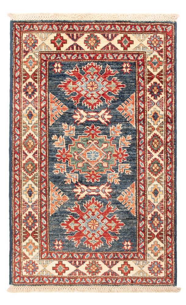 Tapis Ziegler - Kazak - Royal - 91 x 58 cm - bleu pétrole