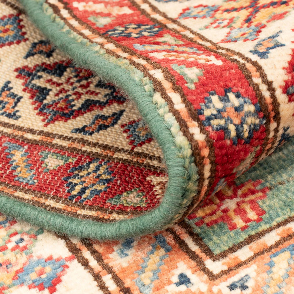 Tapis Ziegler - Kazak - Royal - 95 x 60 cm - vert