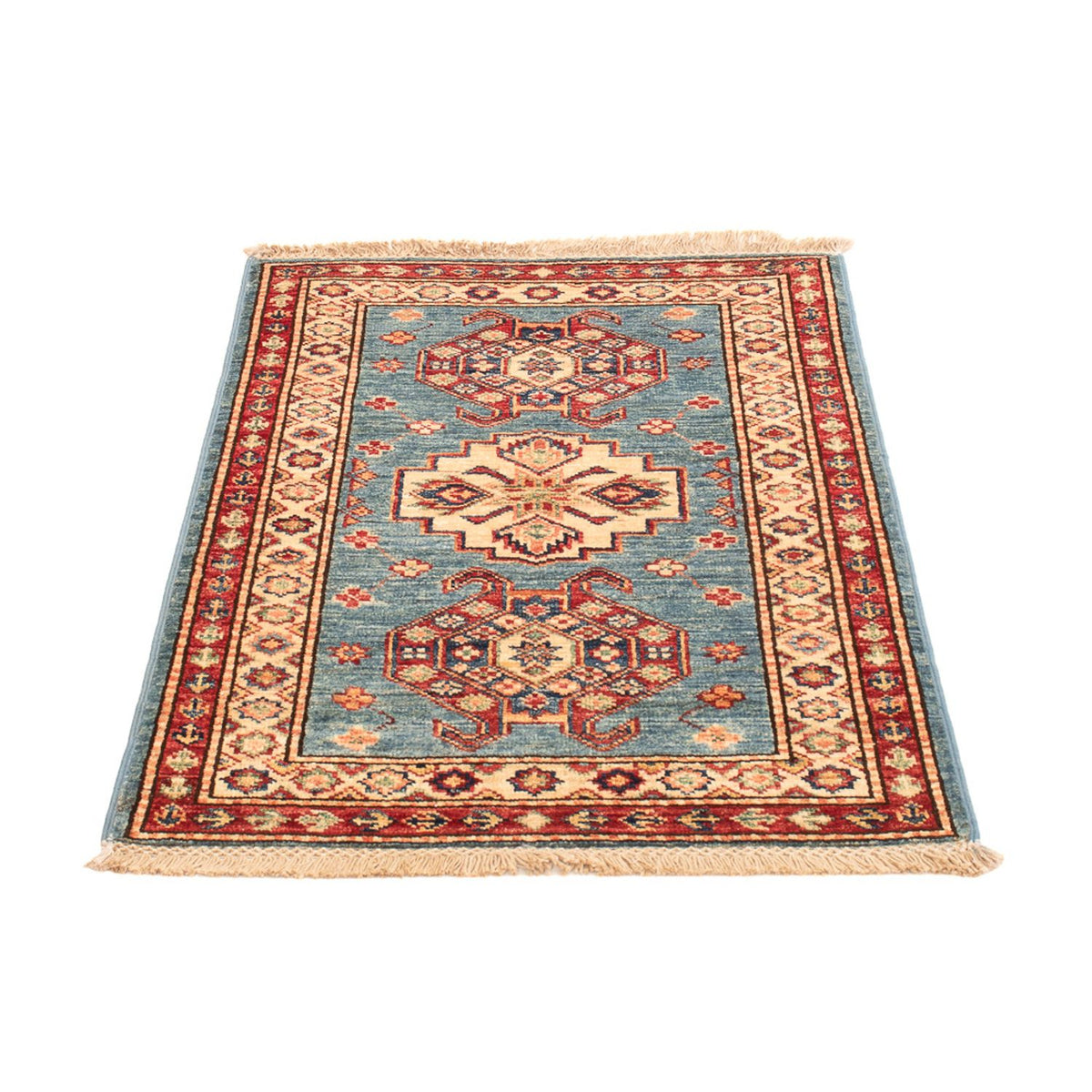 Tapis Ziegler - Kazak - Royal - 88 x 59 cm - bleu