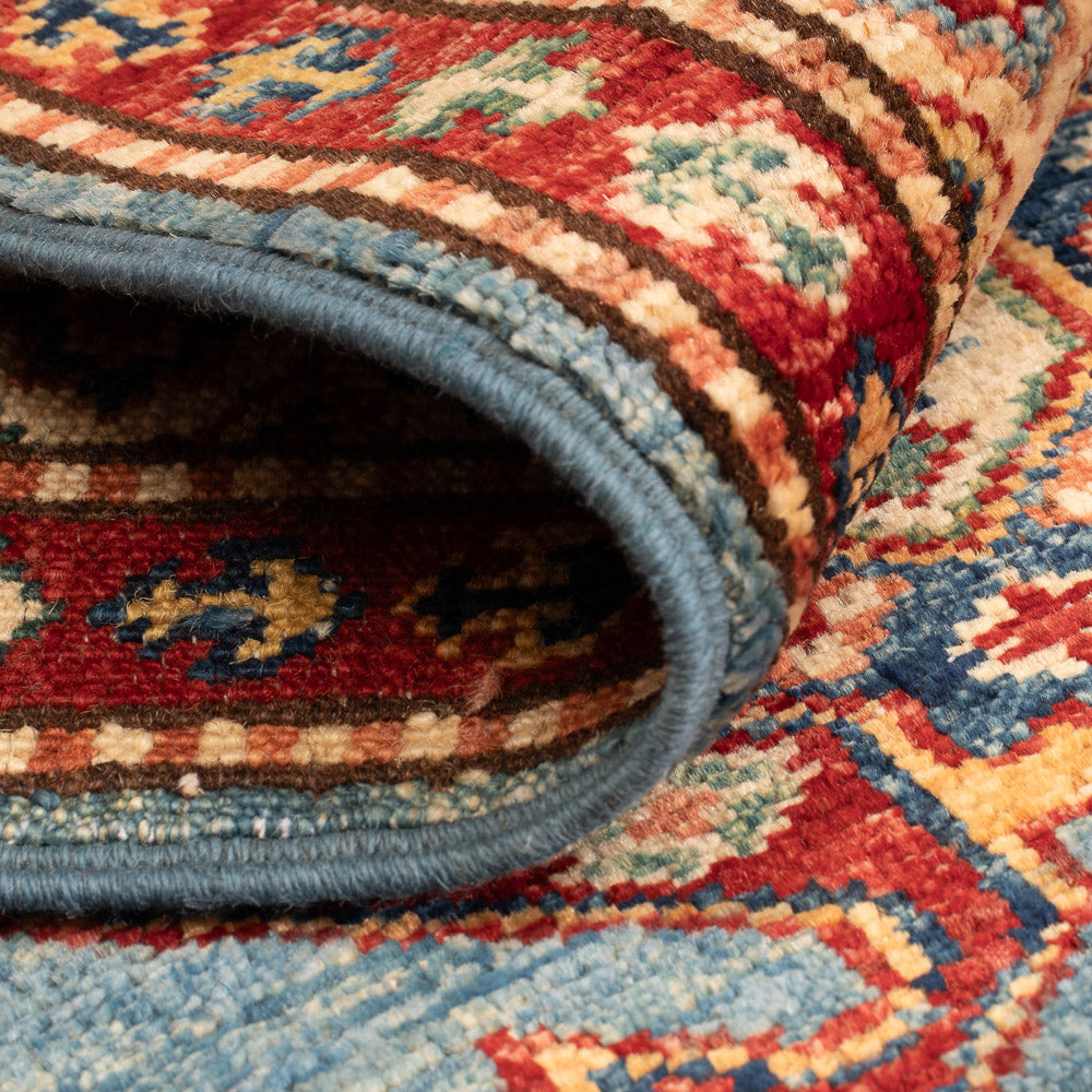 Tapis Ziegler - Kazak - Royal - 90 x 62 cm - bleu