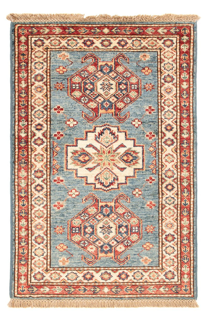 Tapis Ziegler - Kazak - Royal - 90 x 60 cm - bleu clair