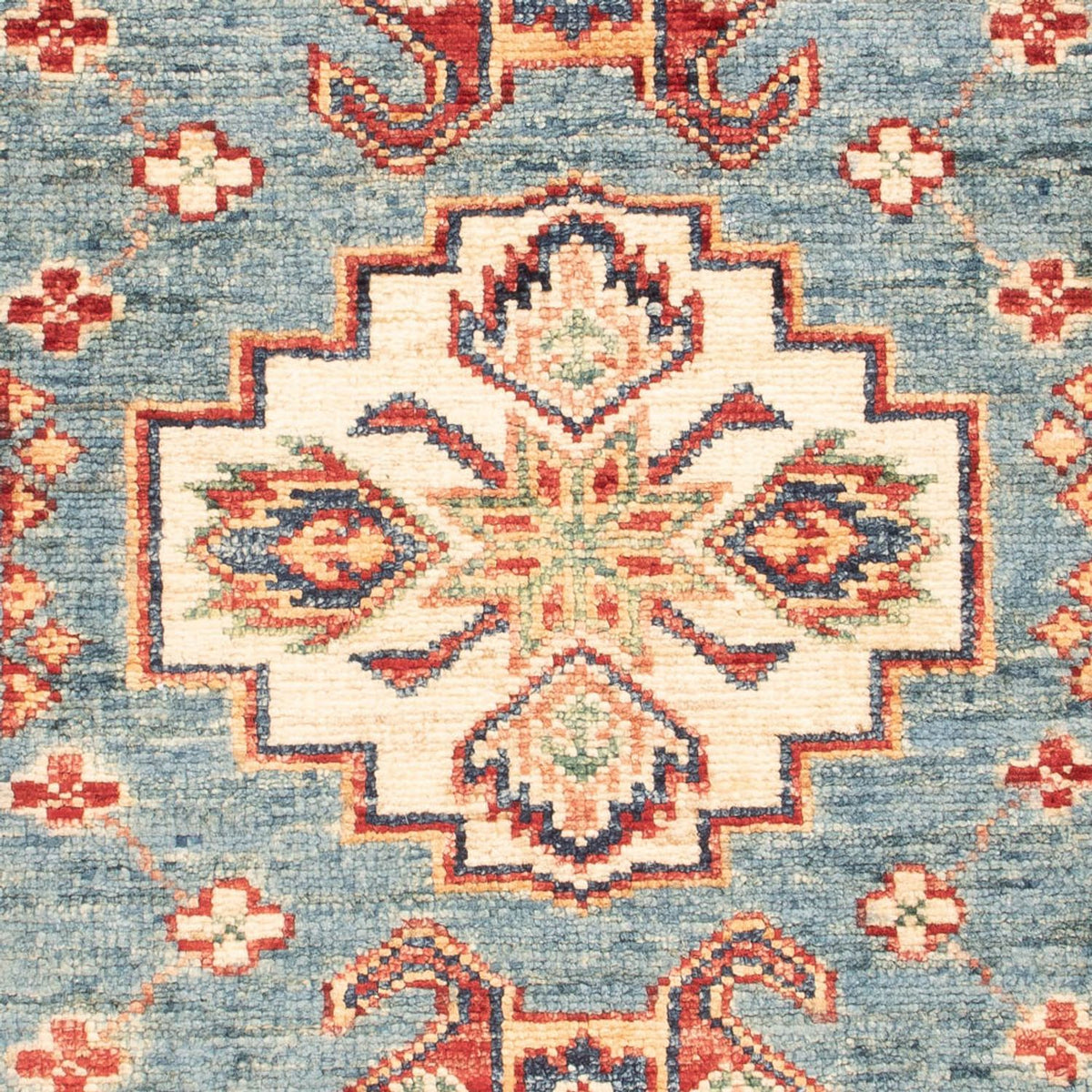 Tapis Ziegler - Kazak - Royal - 90 x 60 cm - bleu clair