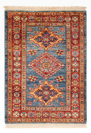 Tapis Ziegler - Kazak - Royal - 84 x 60 cm - bleu