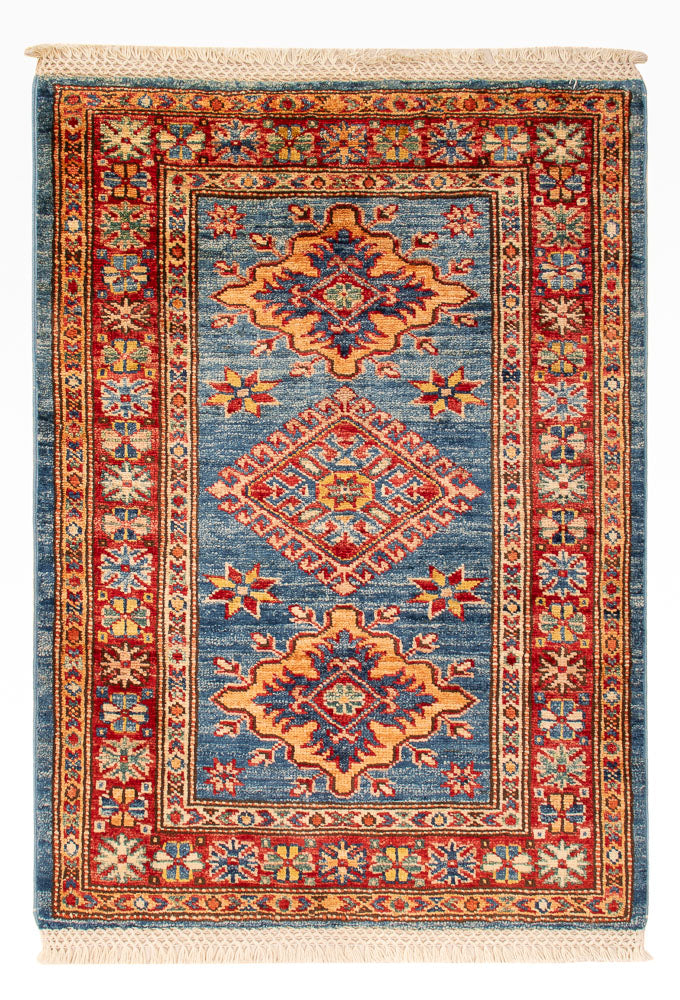 Tapis Ziegler - Kazak - Royal - 84 x 60 cm - bleu