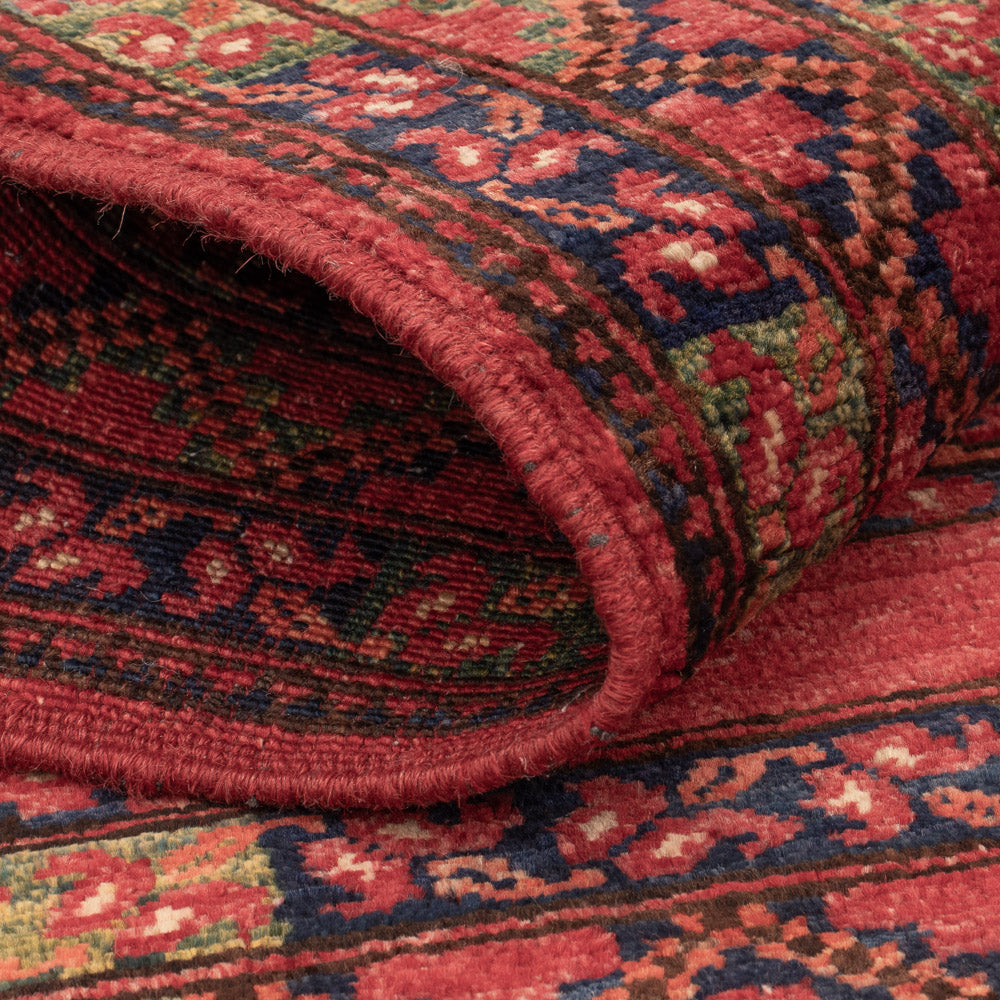 Tapis afghan - 117 x 81 cm - rouge