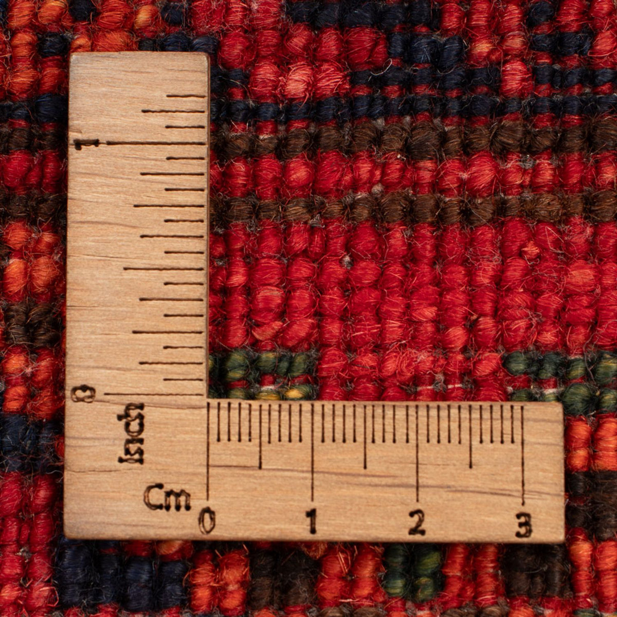 Tapis afghan - 117 x 81 cm - rouge