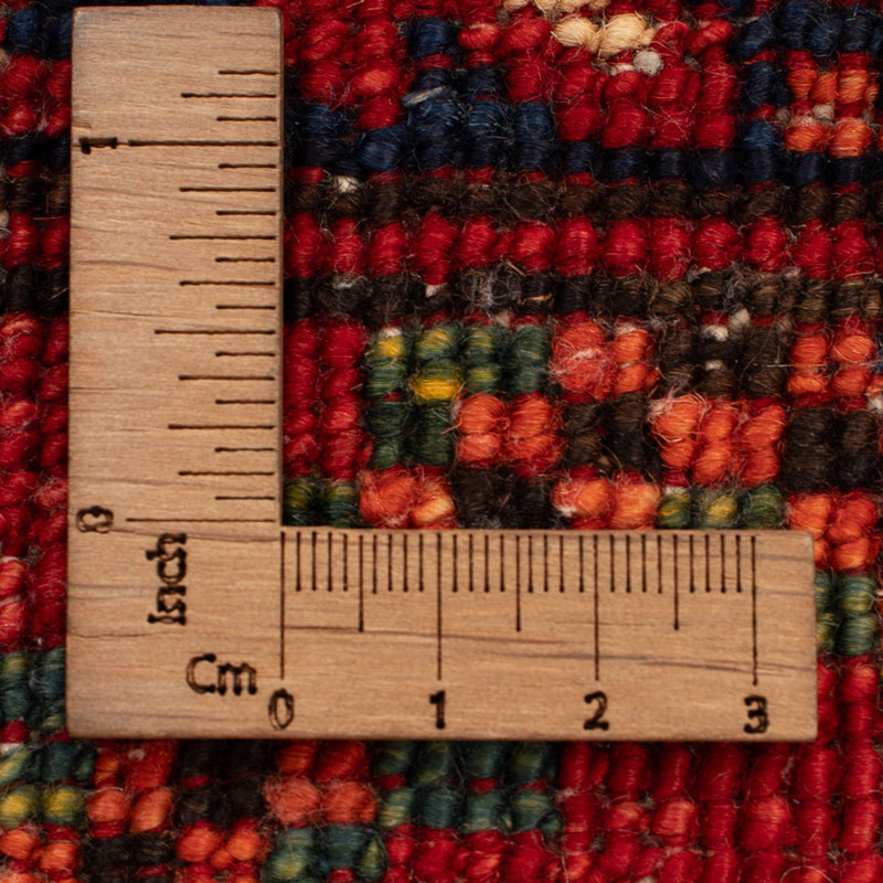 Tapis afghan - 125 x 87 cm - rouge