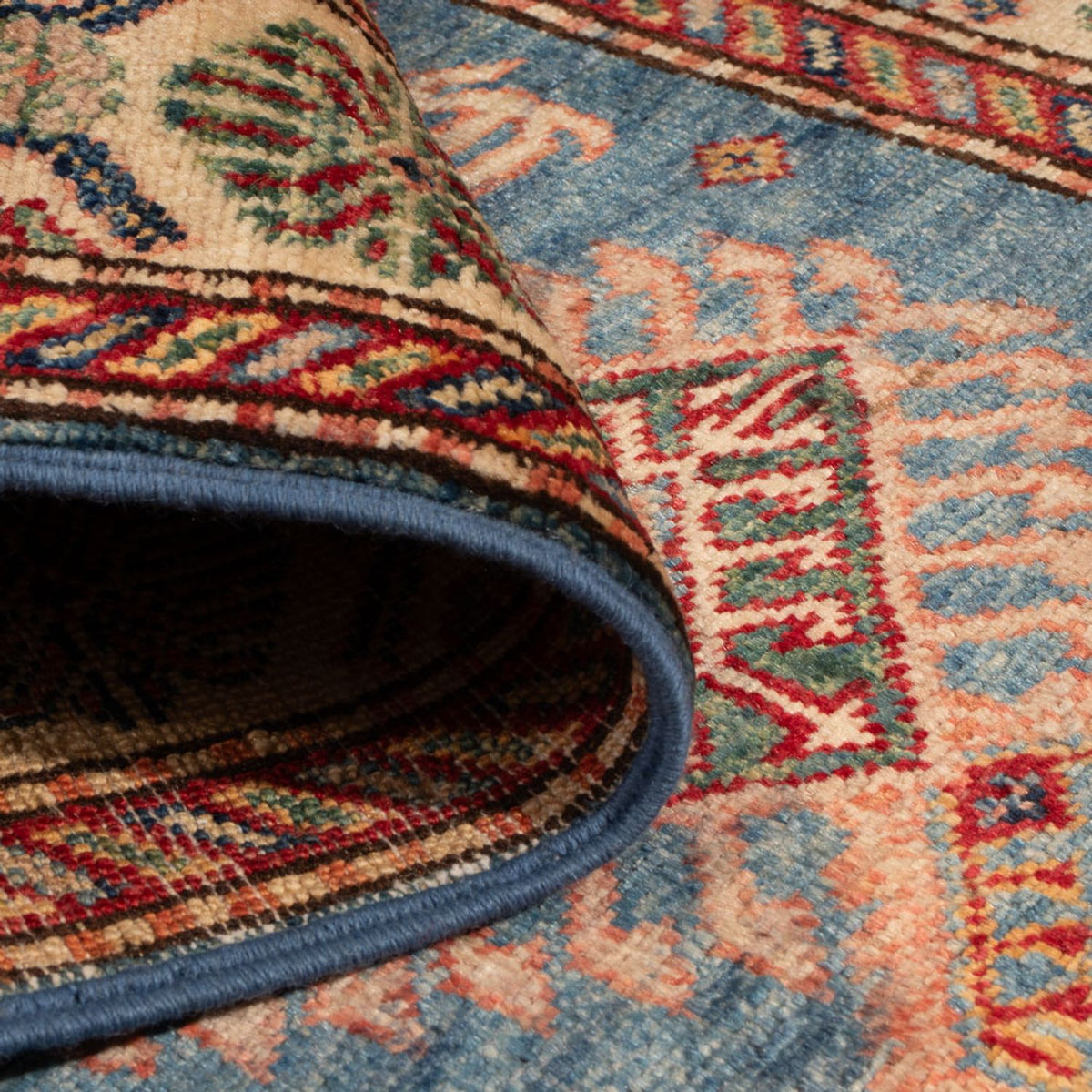 Tapis Ziegler - Kazak - Royal - 122 x 80 cm - bleu